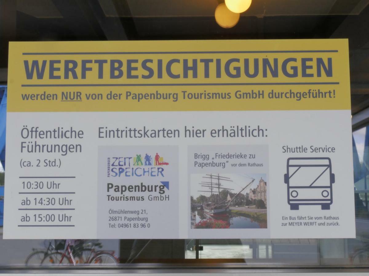 Kaeptn'S Koje Lägenhet Weener Exteriör bild